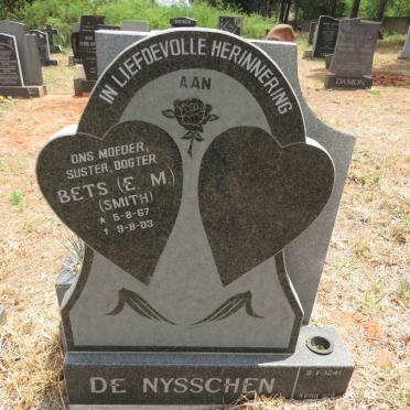 NYSSCHEN E.M., de nee SMITH 1967-2003