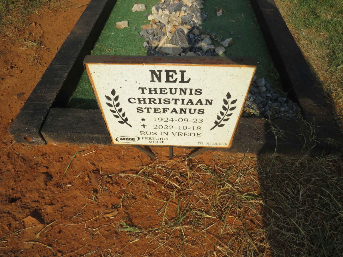 NEL Theunis Christiaan Stefanus 1924-2022