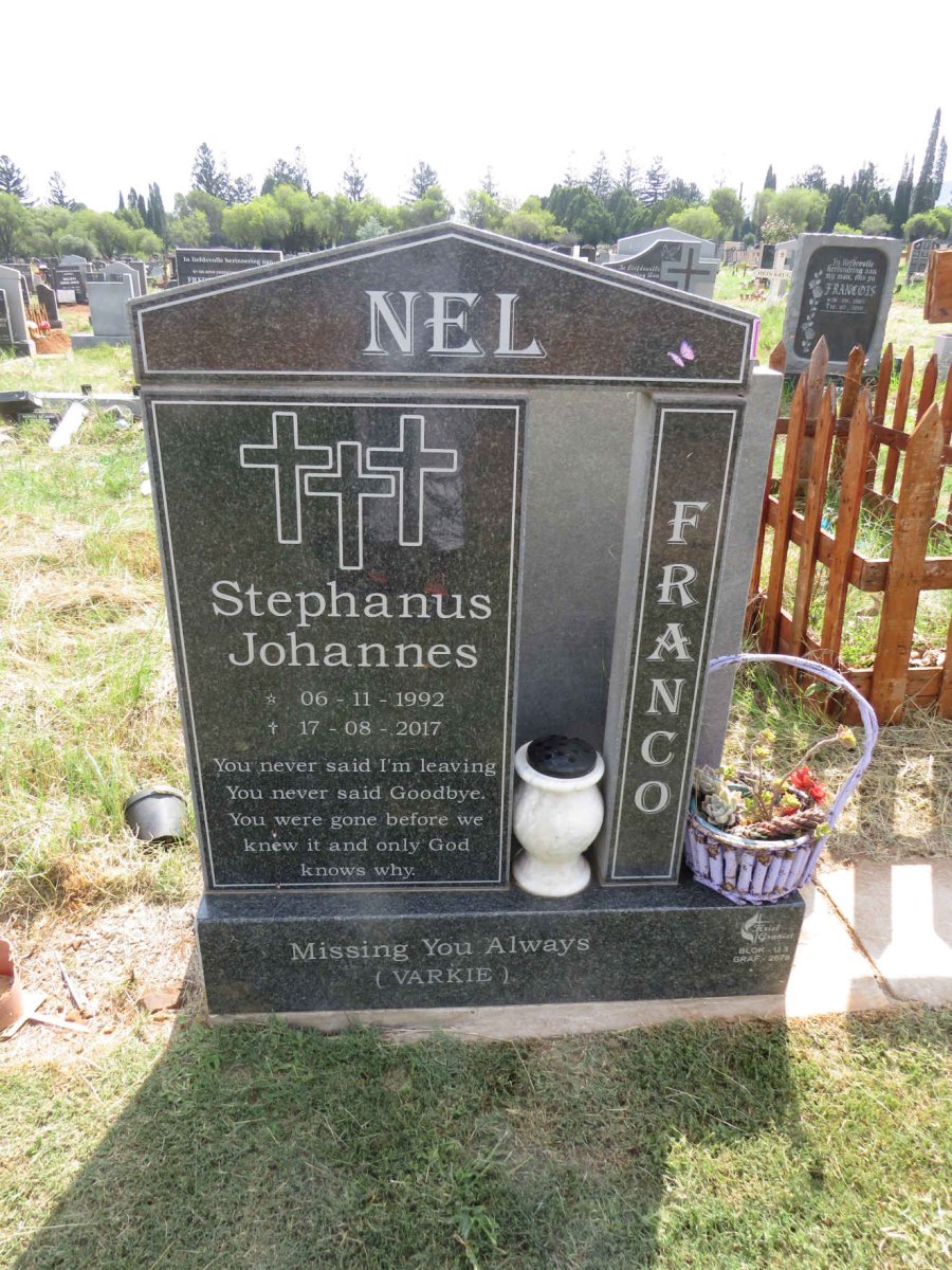 NEL Stephanus Johannes 1992-2017