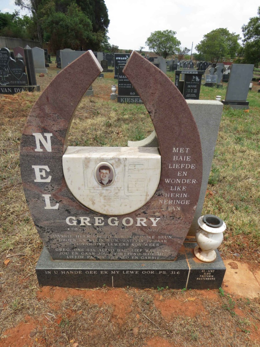 NEL Gregory 198?-2003