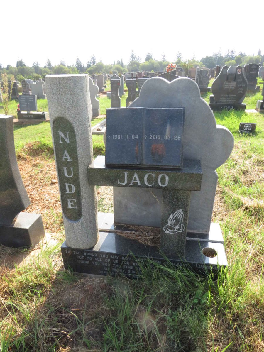 NAUDE Jaco 1961-2015