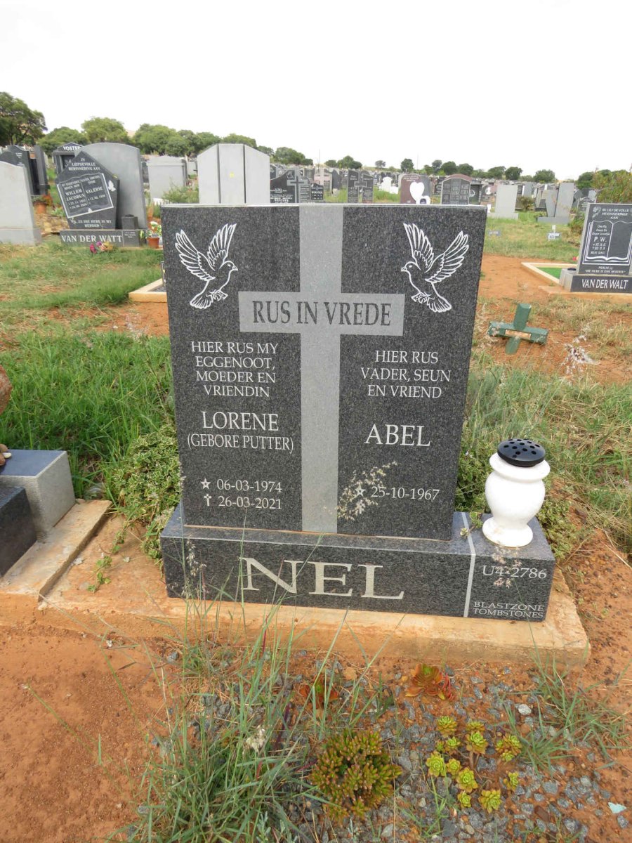 NEL Abel 1967- & Lorene PUTTER 1974-2021