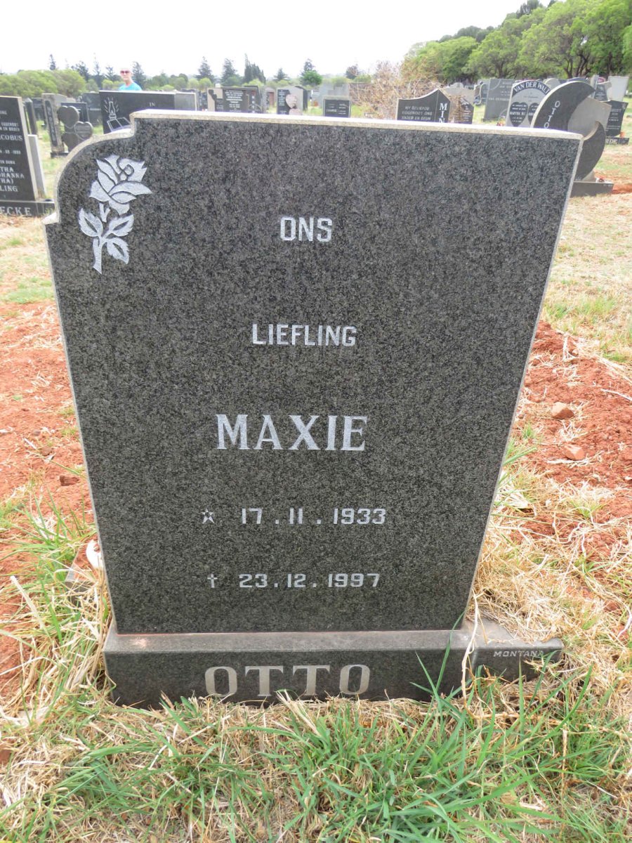 OTTO Maxie 1933-1997