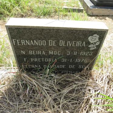 OLIVEIRA Fernando, de 1923-1976