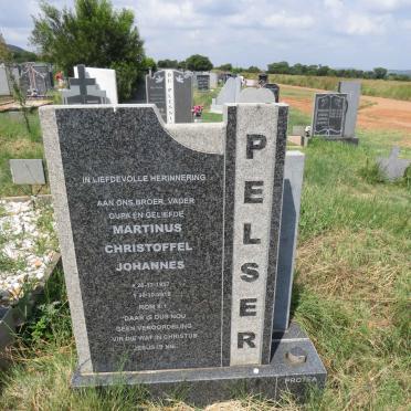 PELSER Martinus Christoffel Johannes 1957-2018