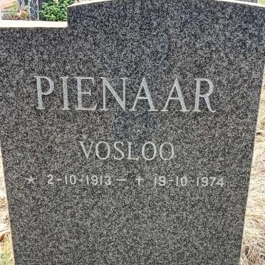 PIENAAR Vosloo 1913-1974