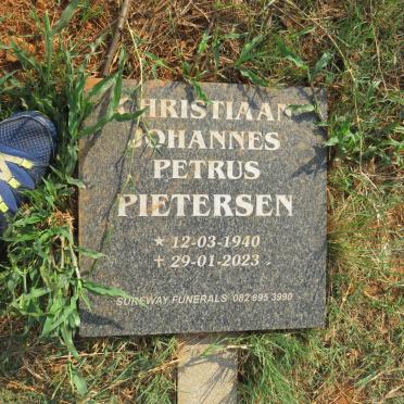 PIETERSEN Christiaan Johannes Petrus 1940-2023