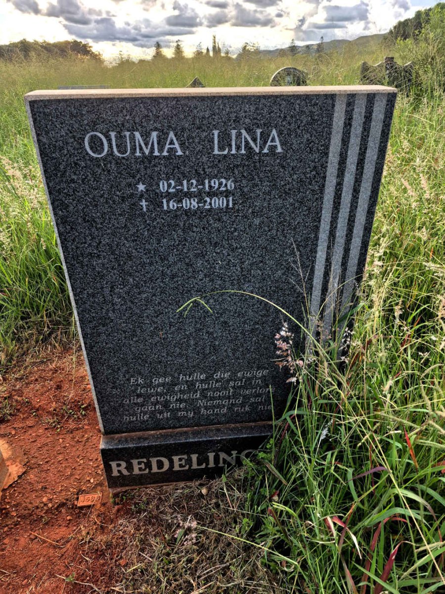 REDELING? Lina 1926-2001
