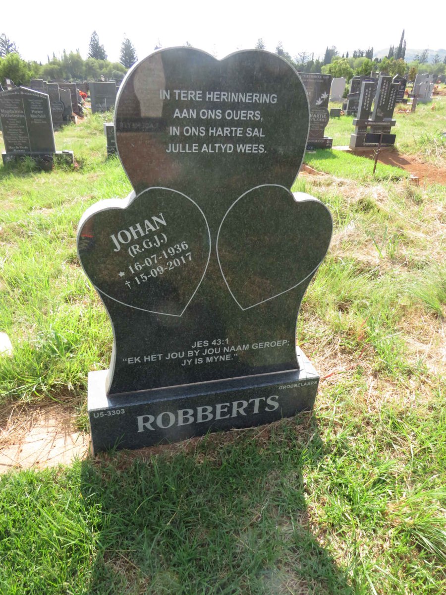 ROBBERTS R.G.J. 1936-2017