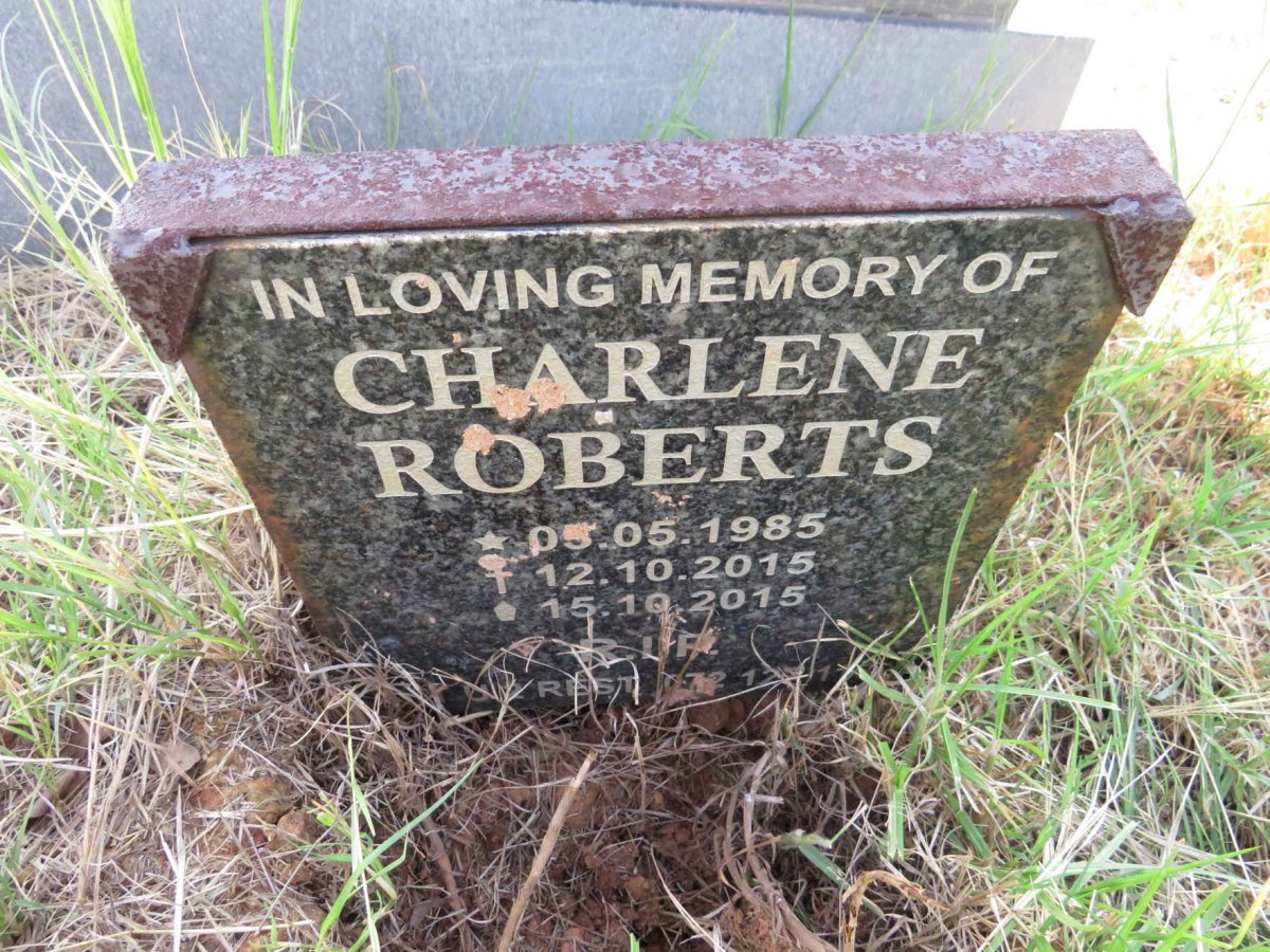 ROBERTS Charlene 1985-2015