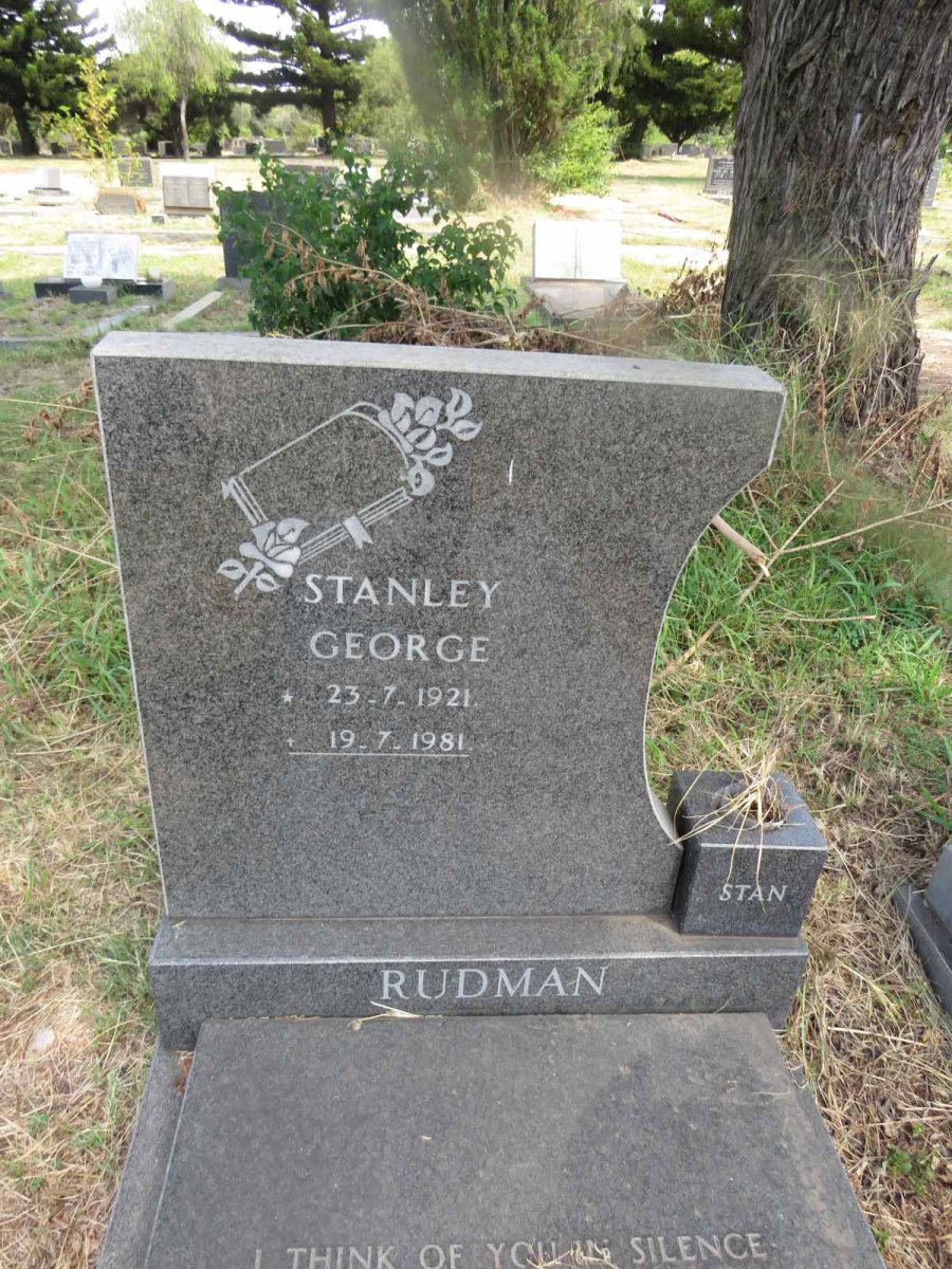 RUDMAN Stanley George 1921-1981