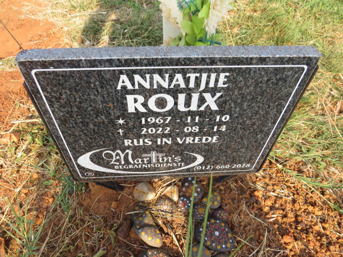 ROUX Annatjie 1967-2022