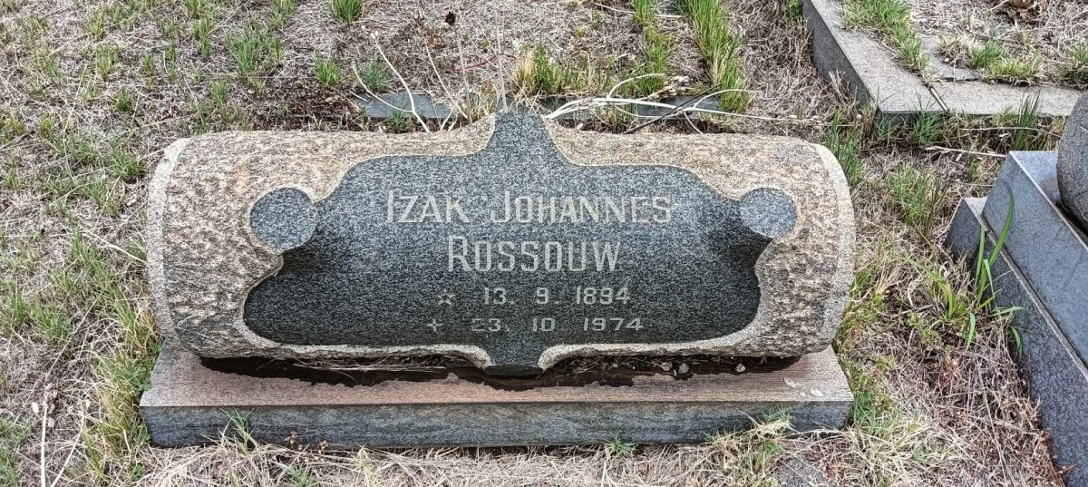 ROSSOUW Izak Johannes 1894-1974