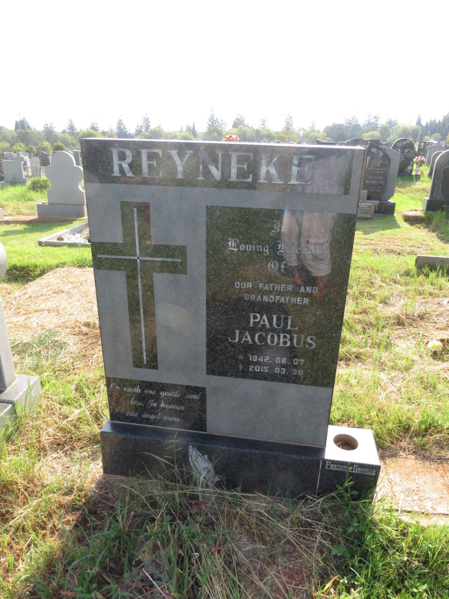 REYNEKE Paul Jacobus 1942-2015