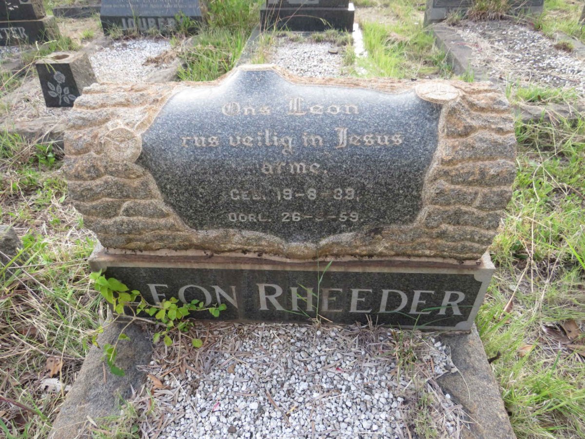 RHEEDER Leon 1939-1959
