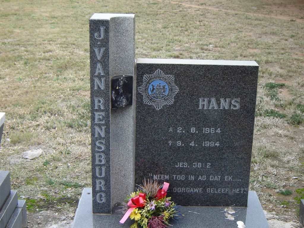 RENSBURG Hans J. van, 1964-1994