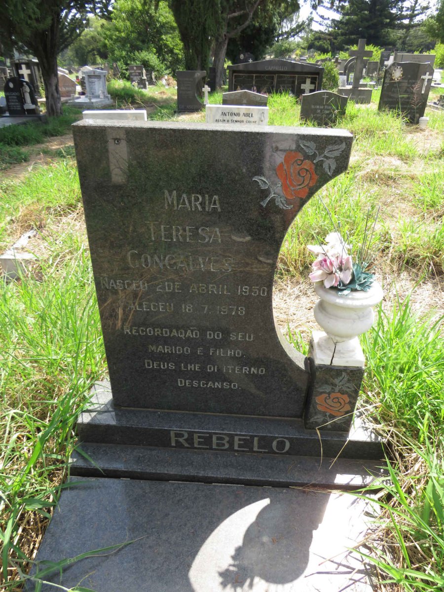 REBELO Maria Teresa Goncalves 1950-1978