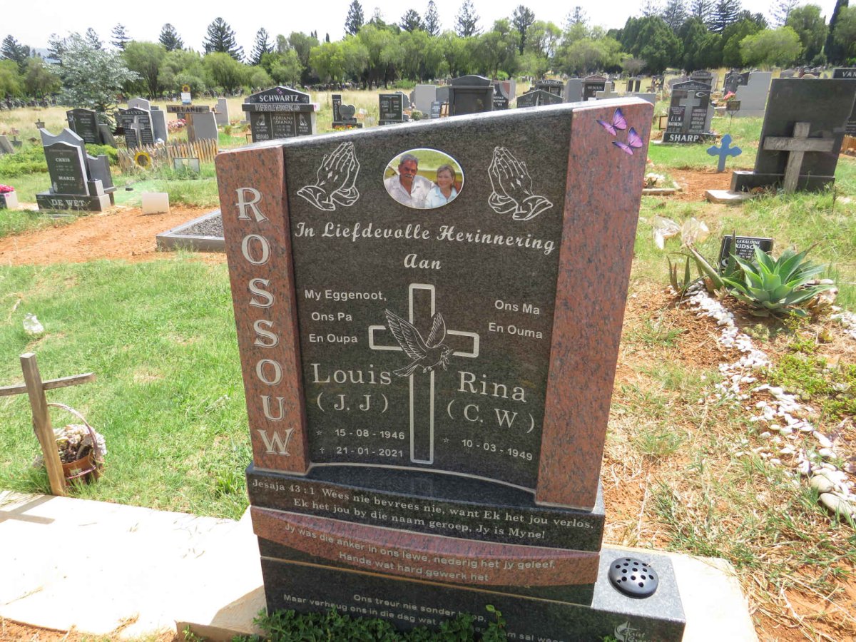ROSSOUW J.J. 1946-2021 & C.W. 1949- 
