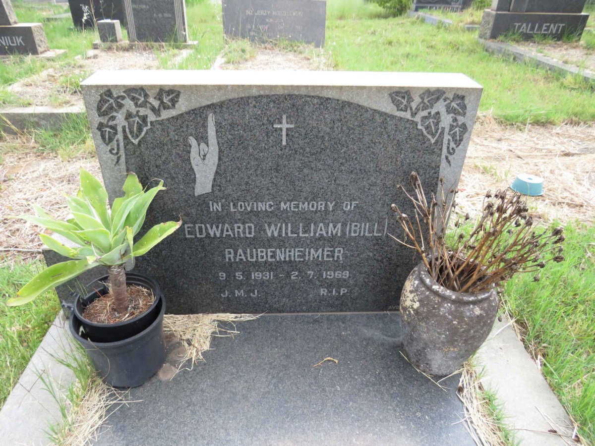 RAUBENHEIMER Edward William 1931-1969