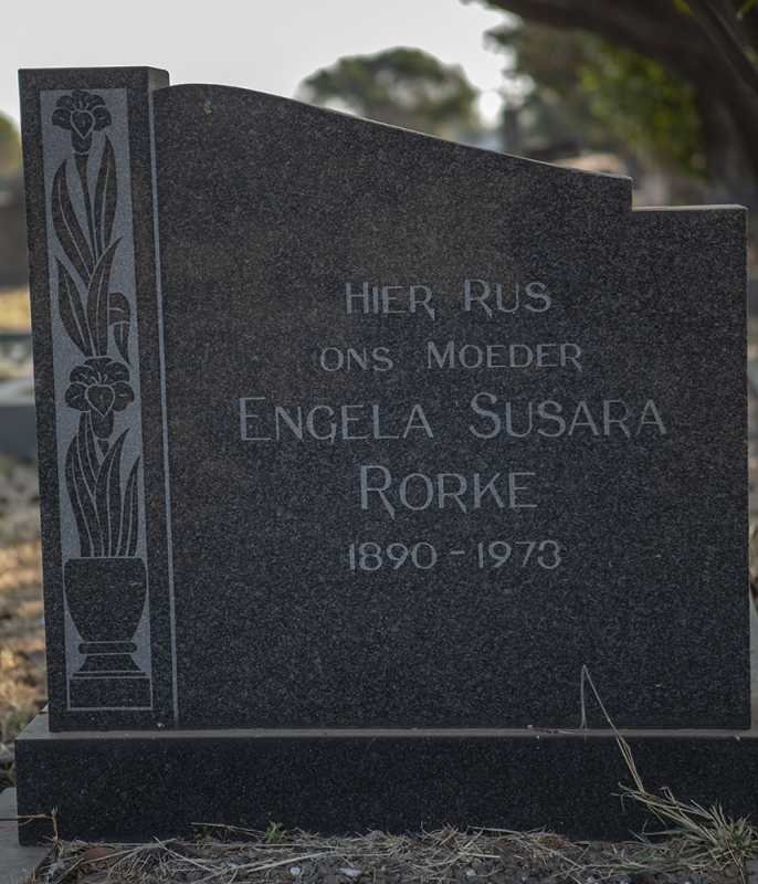RORKE Engela Susara 1890-1973