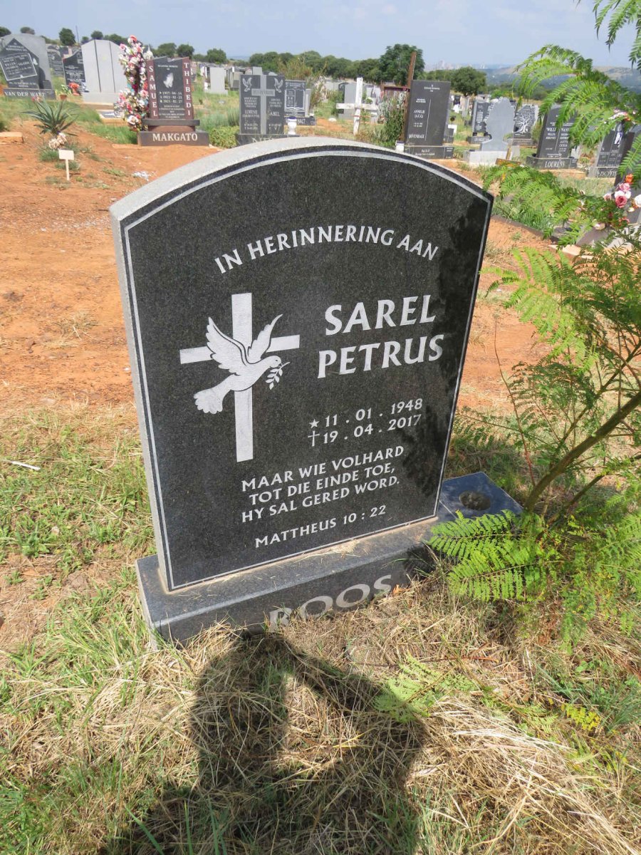 ROOS Sarel Petrus 1948-2017