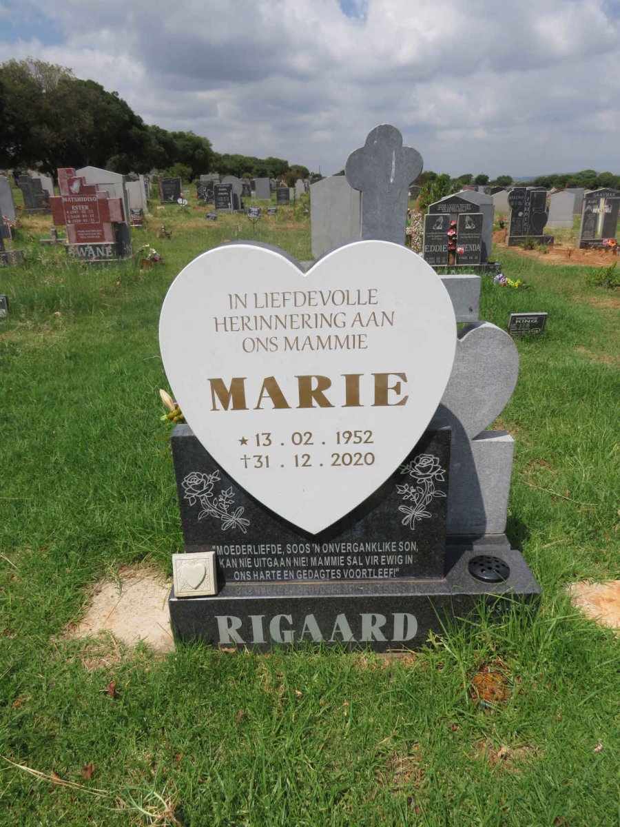 RIGAARD Marie 1952-2020