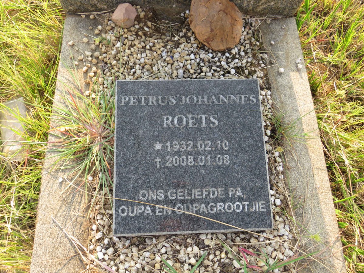 ROETS Petrus Johannes 1932-2008
