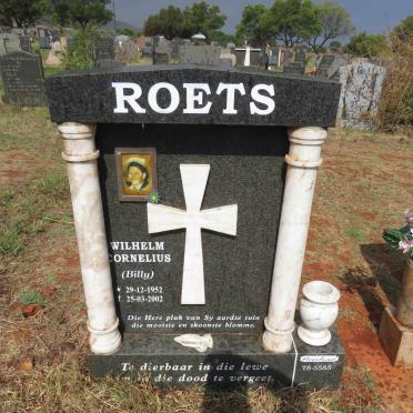 ROETS Wilhelm Cornelius 1952-2002