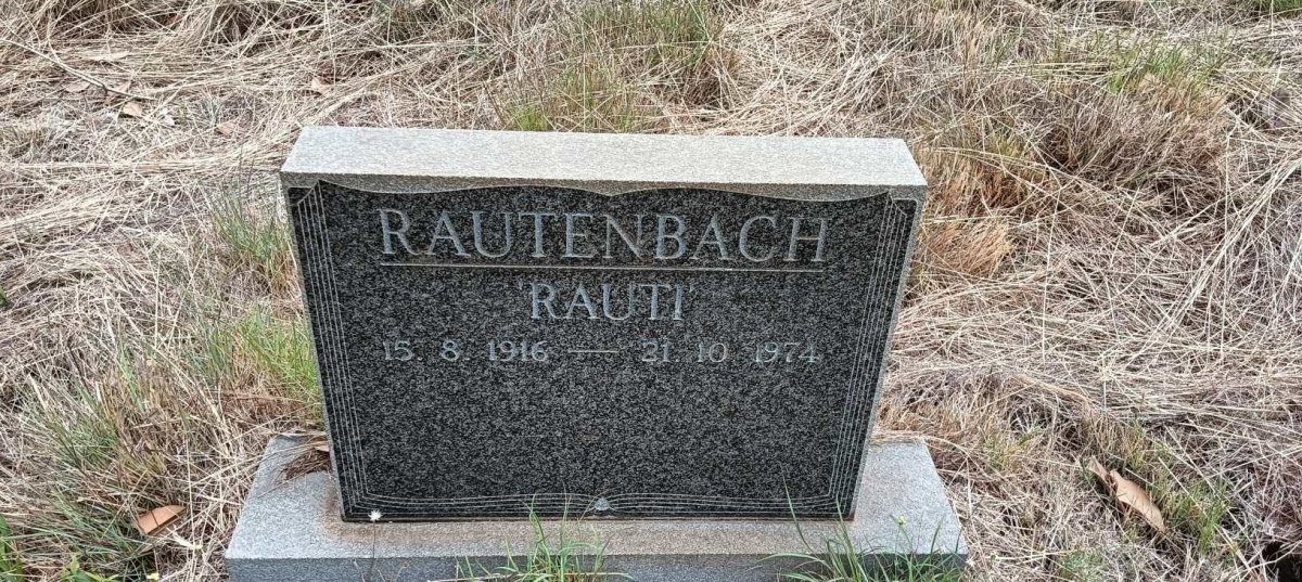 RAUTENBACH Rauti 1916-1974