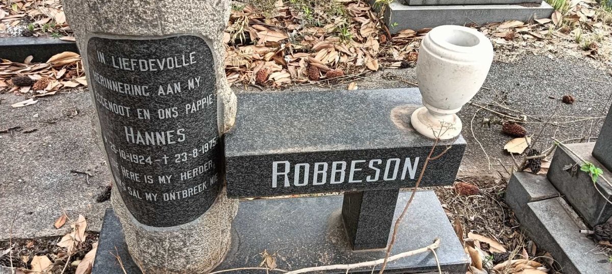 ROBBESON Hannes 1924-1975