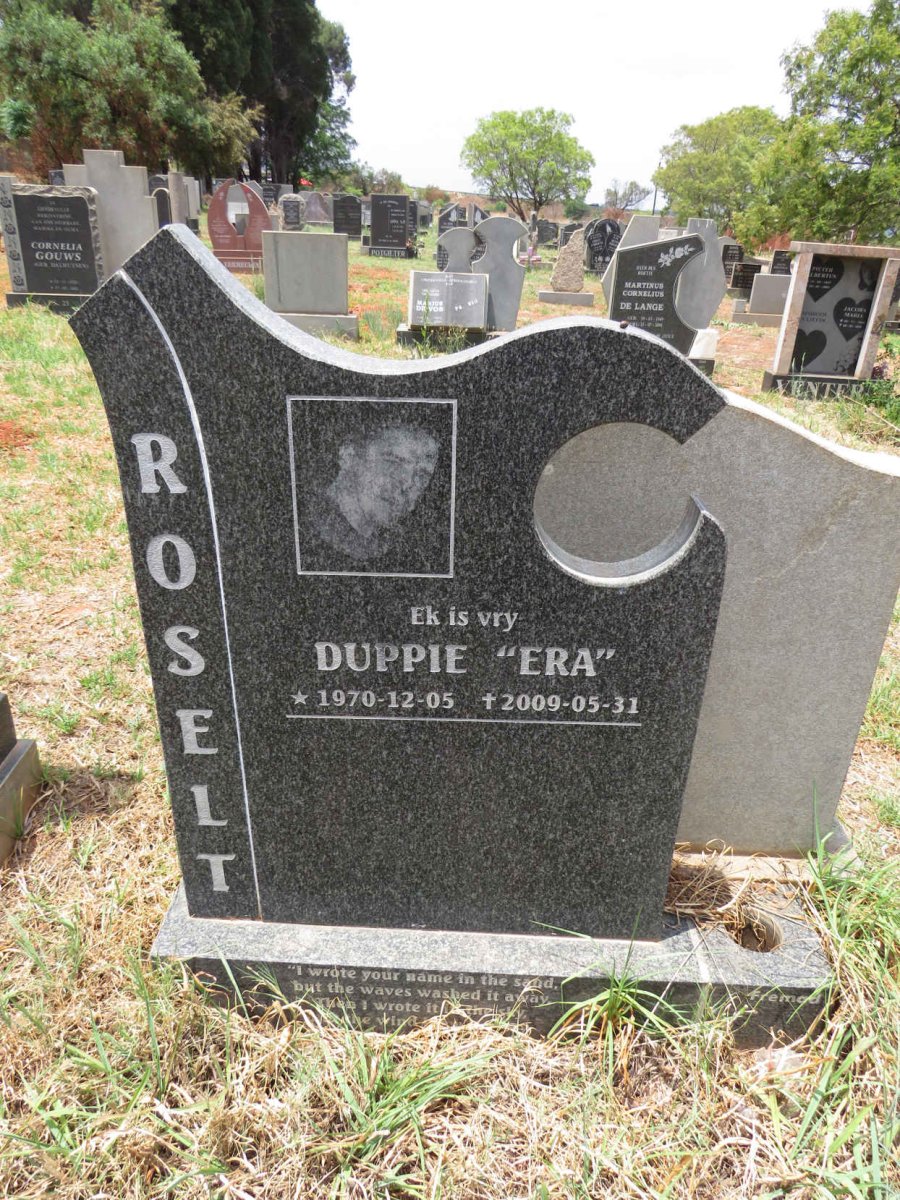 ROSELT Duppie 1970-2009 