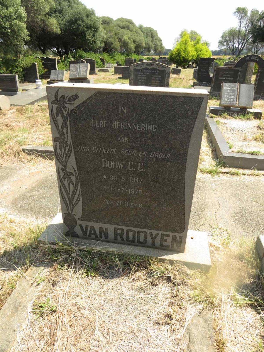 ROOYEN Douw C.C., van 1947-1970