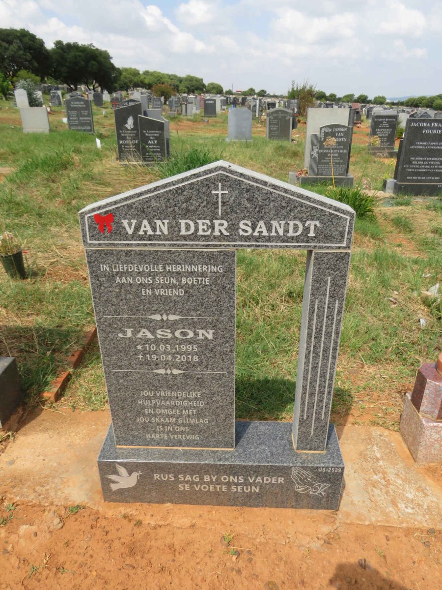 SANDT Jason, van der 1995-2018