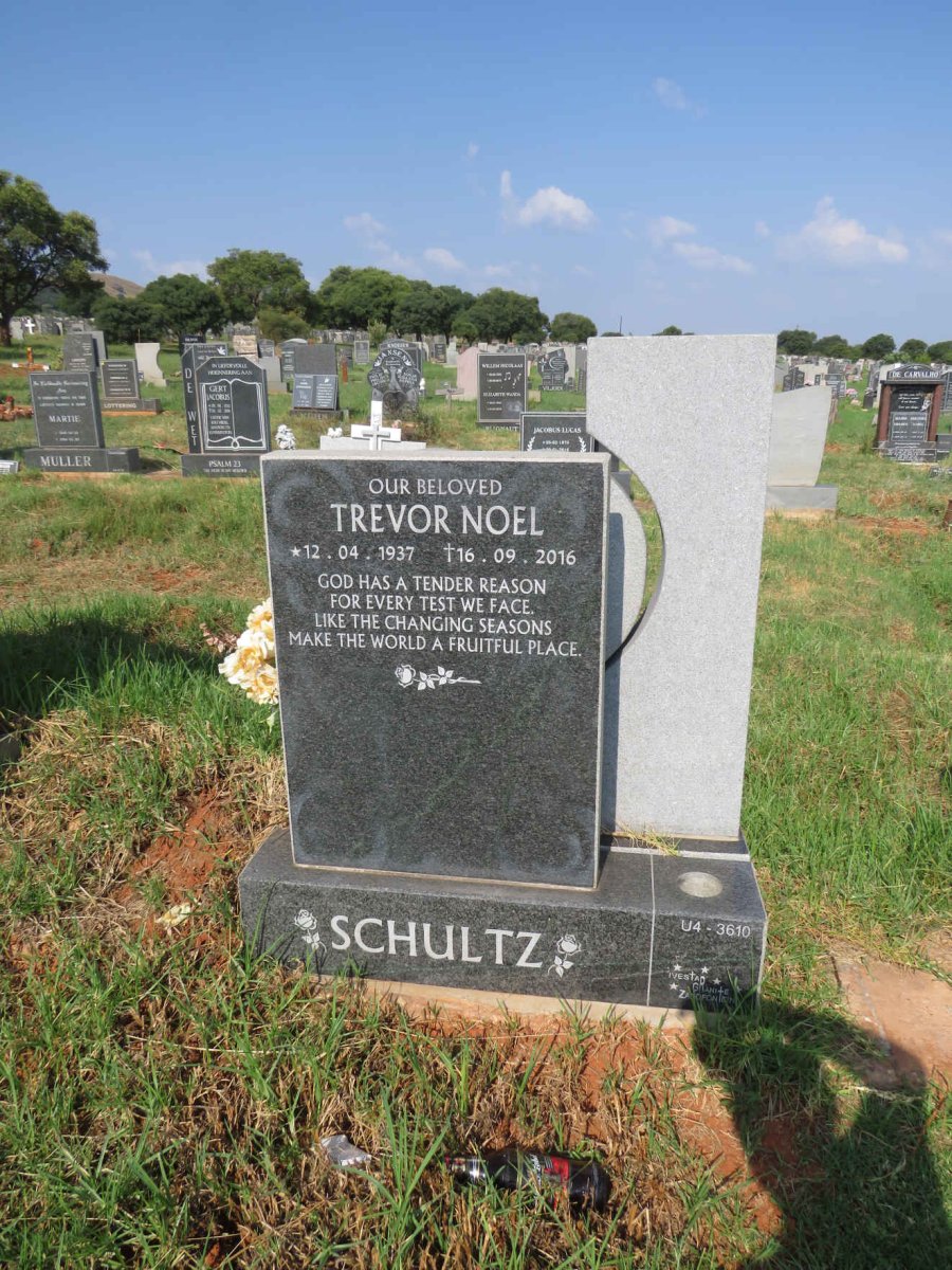 SCHULTZ Trevor Noel 1937-2016