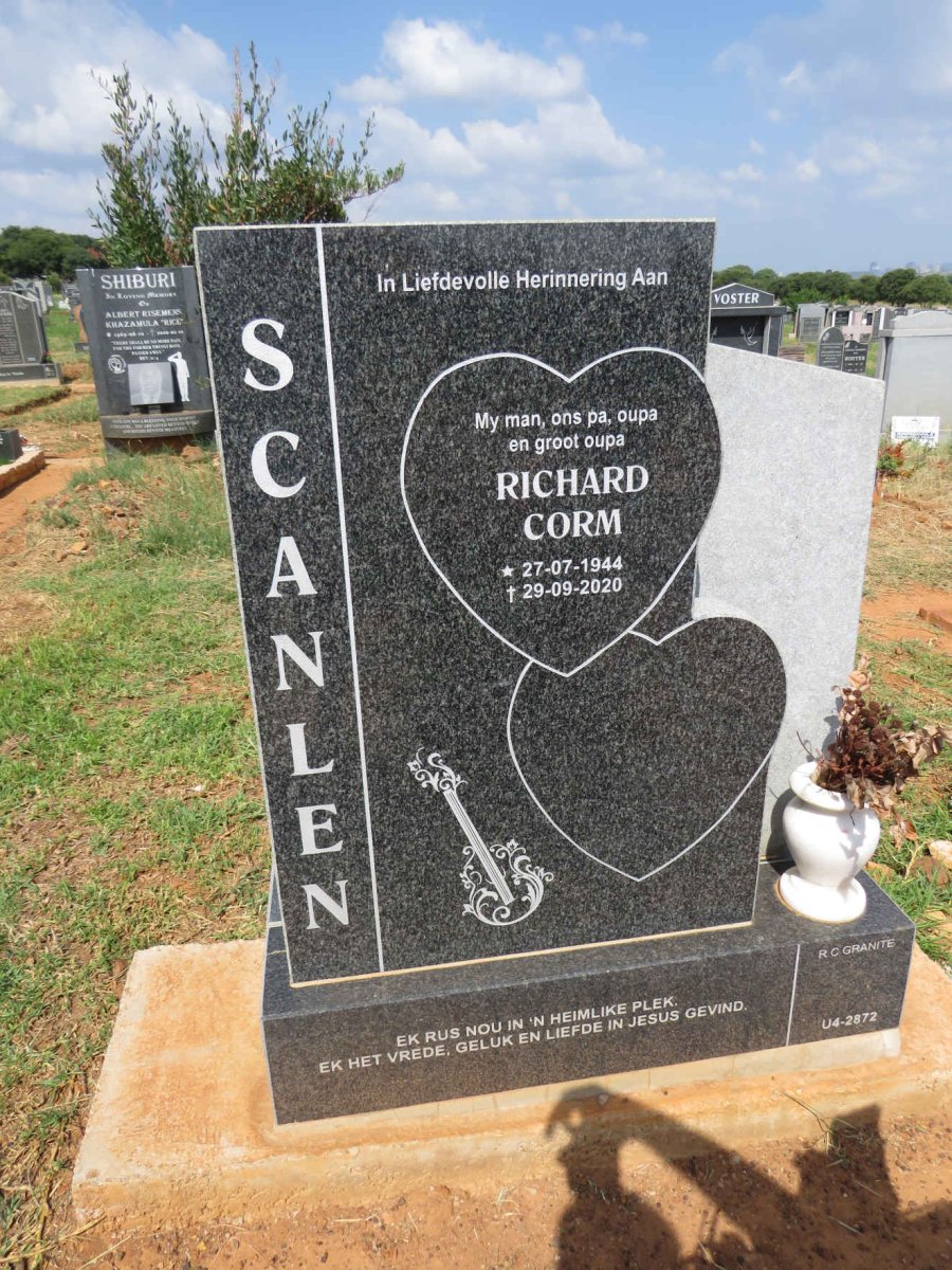 SCANLEN Richard Corm 1944-2020