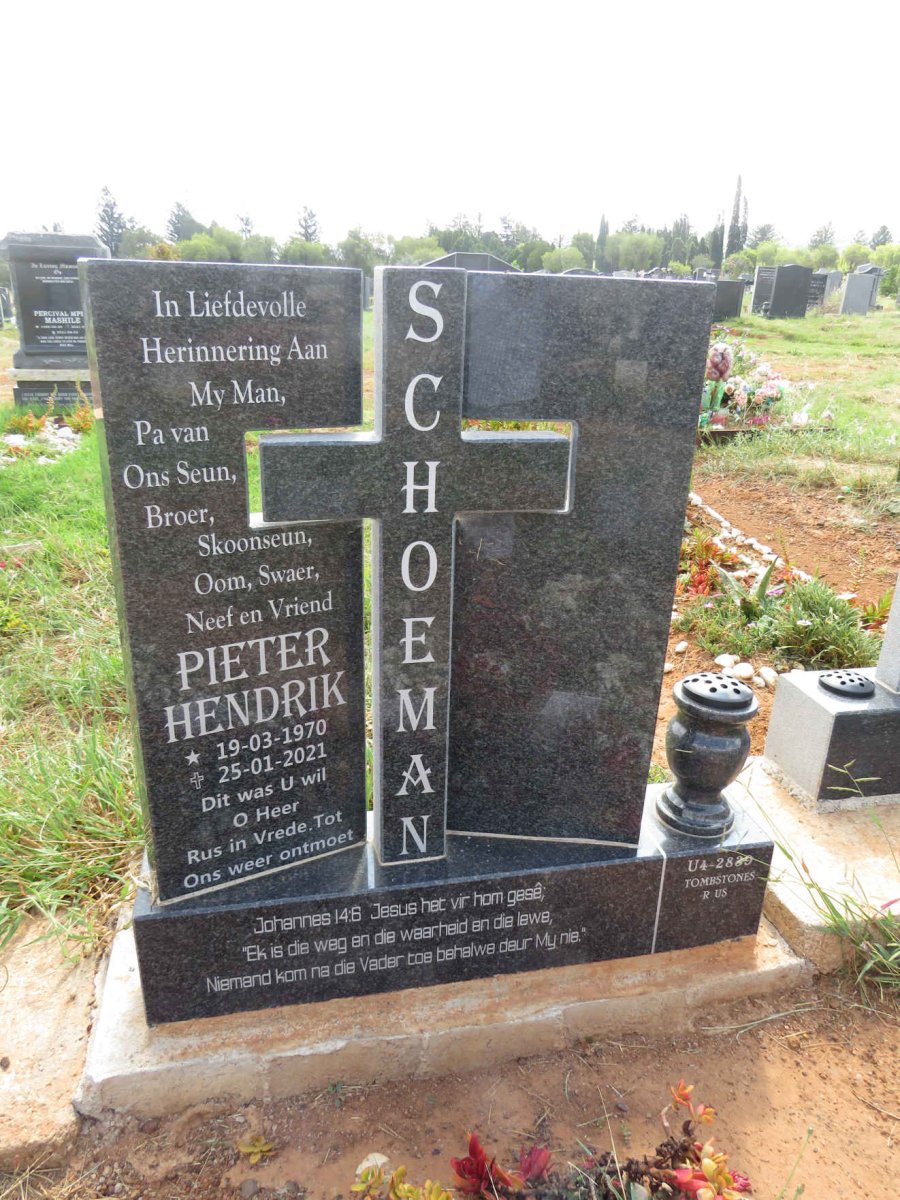 SCHOEMAN Pieter Hendrik 1970-2021