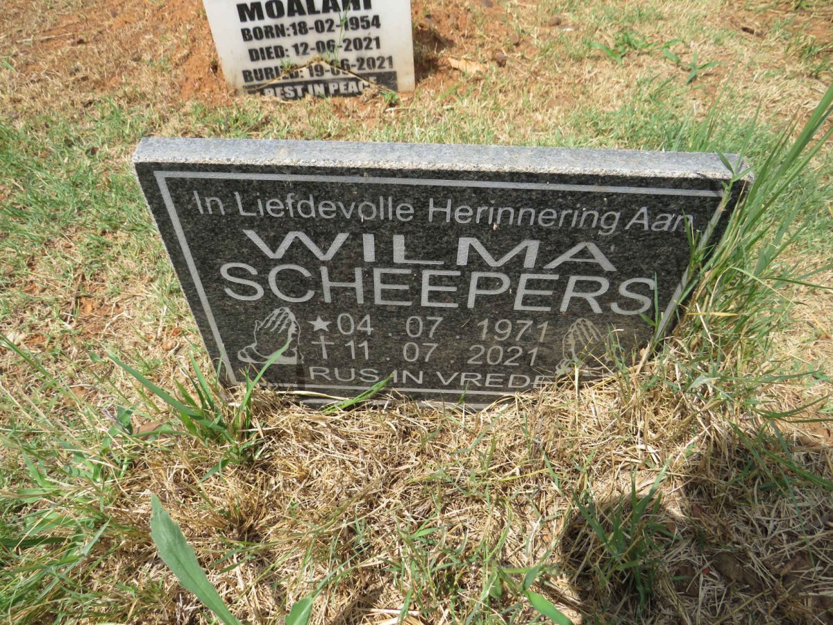 SCHEEPERS Wilma 1971-2021