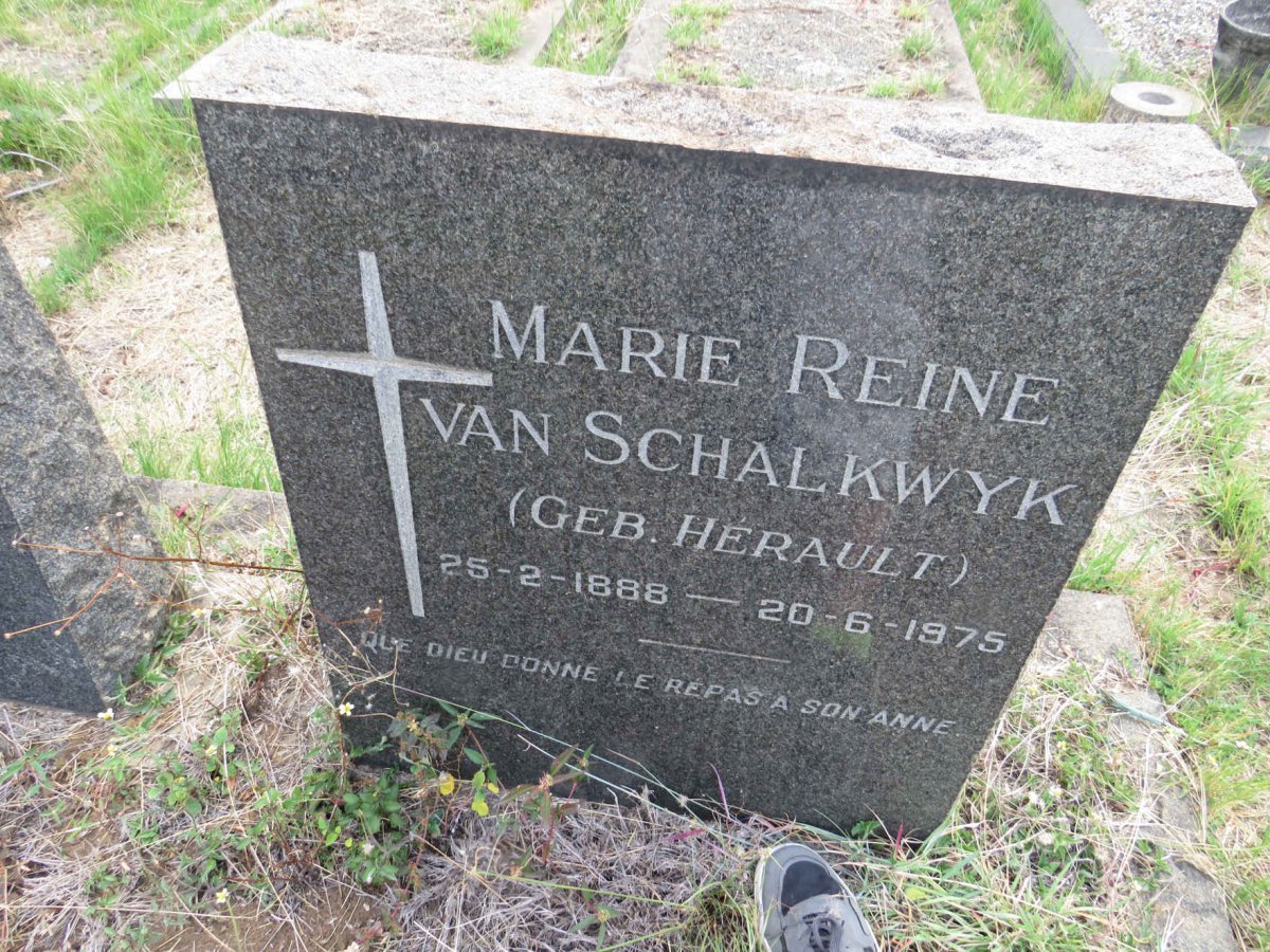 SCHALKWYK Marie Reine, van nee HERAULT 1888-1975