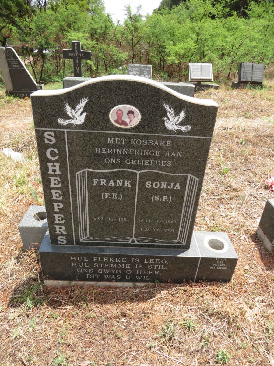 SCHEEPERS F.E. 1954- & S.P. 1960-2004 