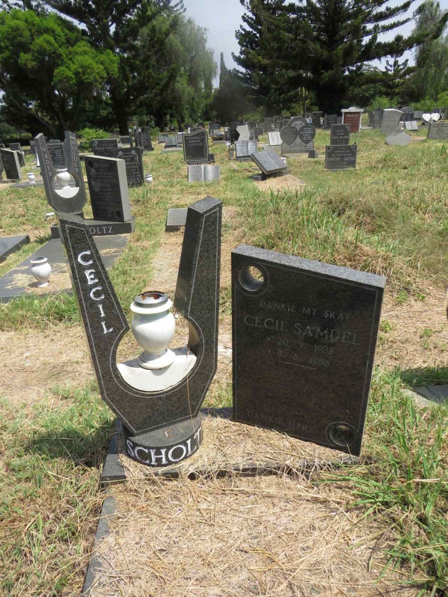 SCHOLTZ Cecil Samuel 1932-1986