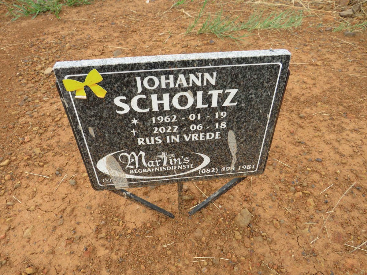 SCHOLTZ Johann 1962-2022