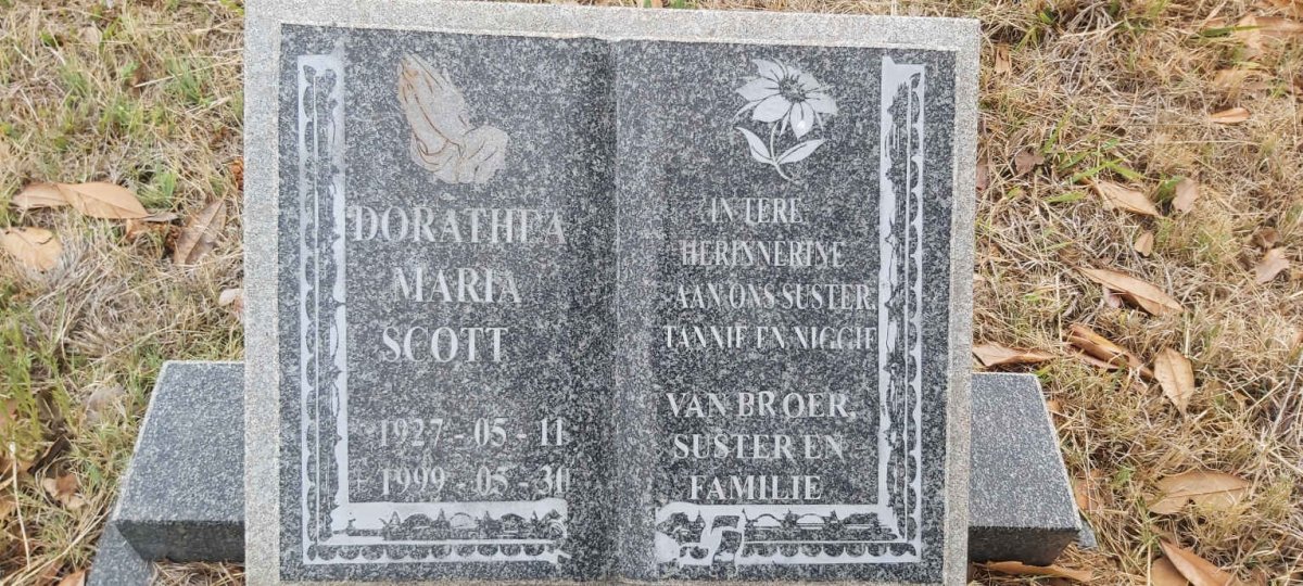 SCOTT Dorathea Maria 1927-1999