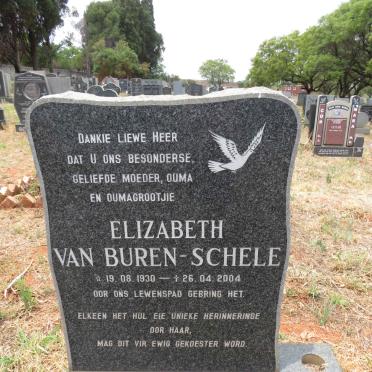 SCHELE Elizabeth, VAN BUREN- 1930-2004