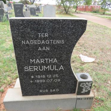 SERUMULA  Martha 1918-1999