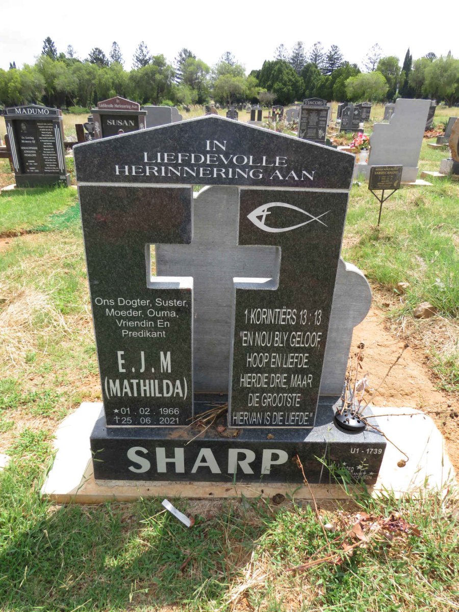 SHARP E.J.M. 1966-2021