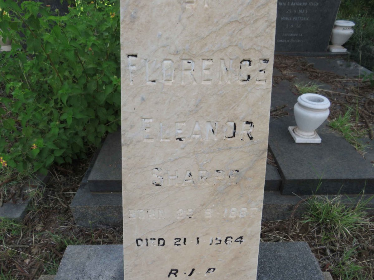 SHARPE Florence Eleanor 18?7-1964 _2