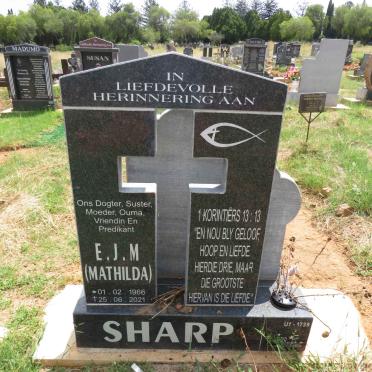 SHARP E.J.M. 1966-2021