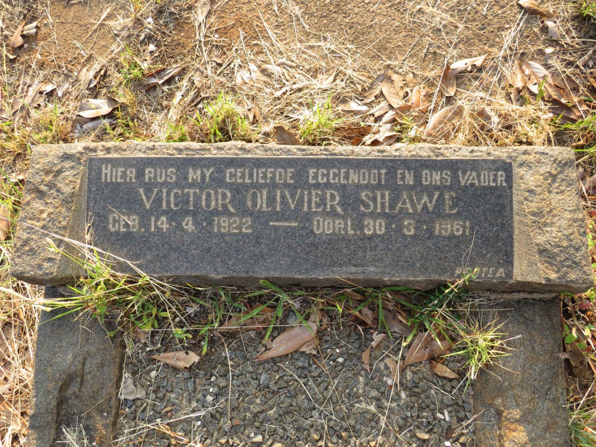 SHAWE Victor Olivier 1922-1961