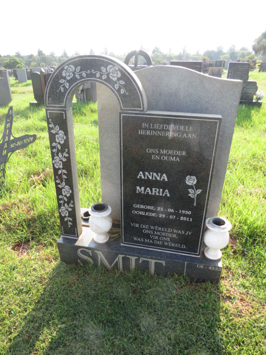 SMIT Anna Maria 1930-2011