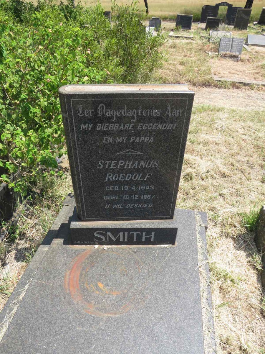 SMITH Stephanus Roedolf 1943-1967
